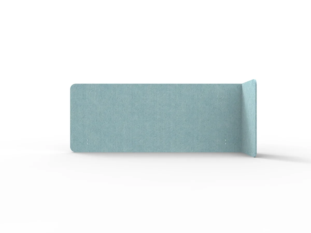 RL Acouline  Quarter Right End Wrap Screen for Workstation