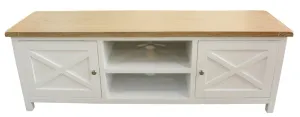 VI Shellwood Solid Timber 2 Door 2 Niches TV Unit thumbnail 4