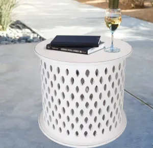 VI Mosaic Solid Timber Round Side Table thumbnail 1