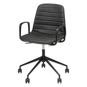 OL Sofia PU Leather Upholstered Boardroom Chair with Tilt and Arms thumbnail 12