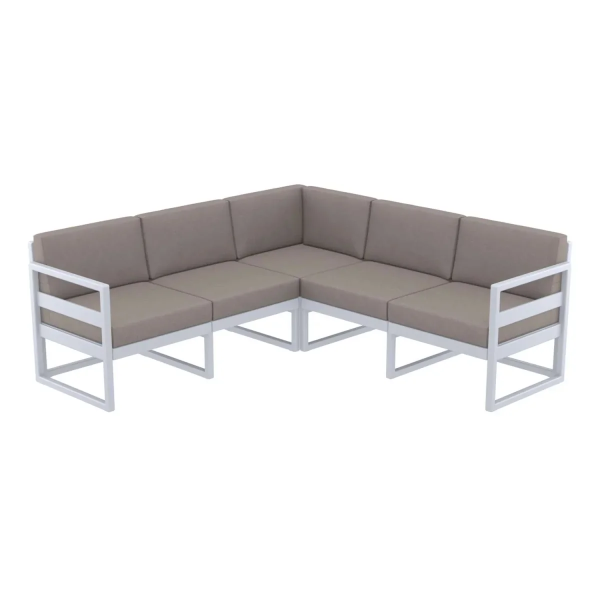FL Mykonos Hospitality Outdoor Corner Lounge with Cushion