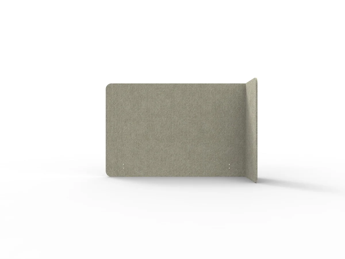 RL Acouline  Quarter Right End Wrap Screen for Workstation