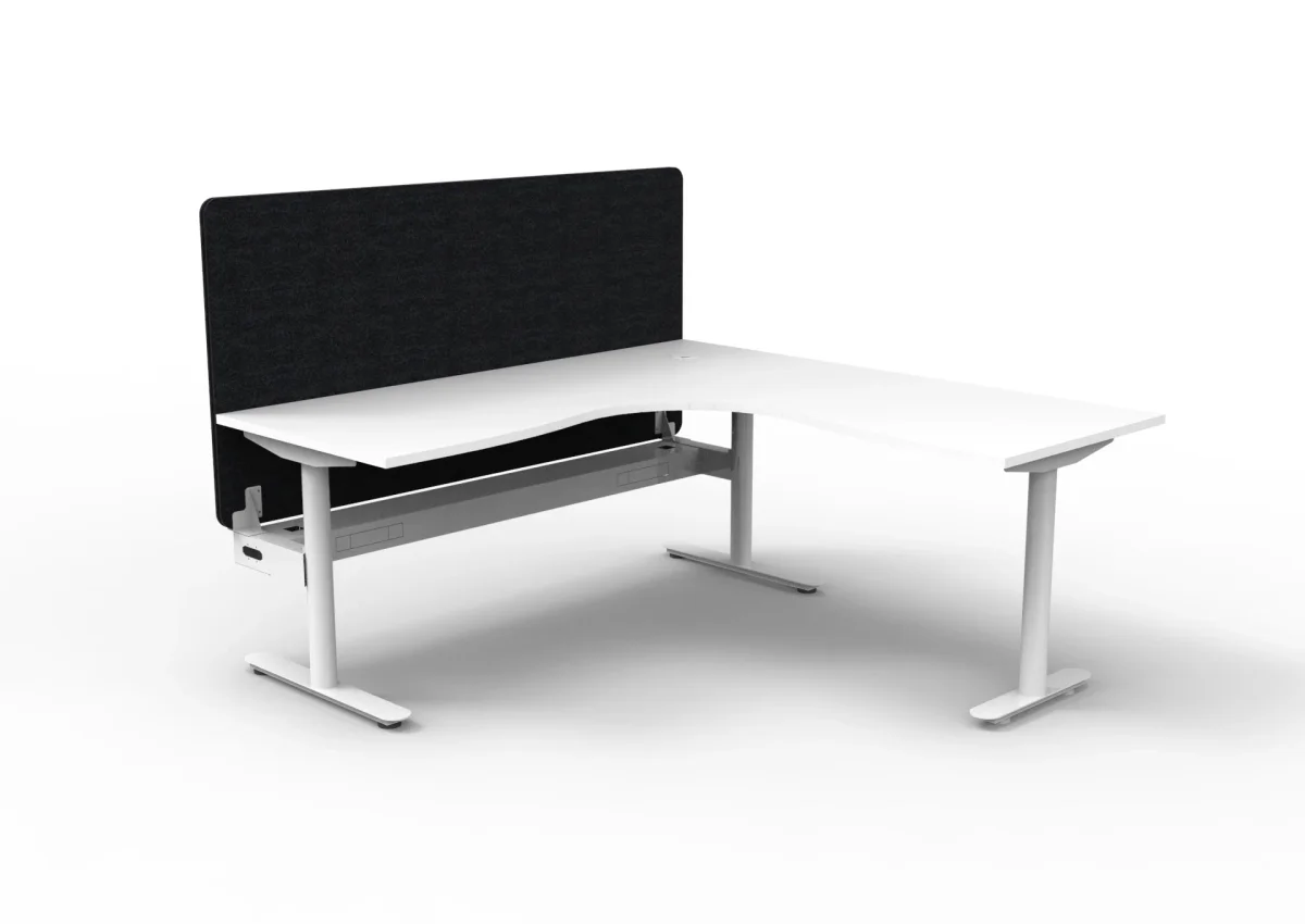 RL Halo Static Corner Workstation with Eco Panel Screen thumbnail 18