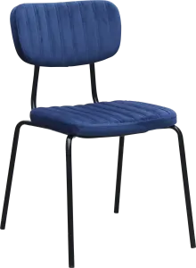FL Tiramisu Velvet Upholstered Black Leg Hospitality Function Chair thumbnail 2