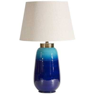 SH Azure Ceramic Base Table Lamp