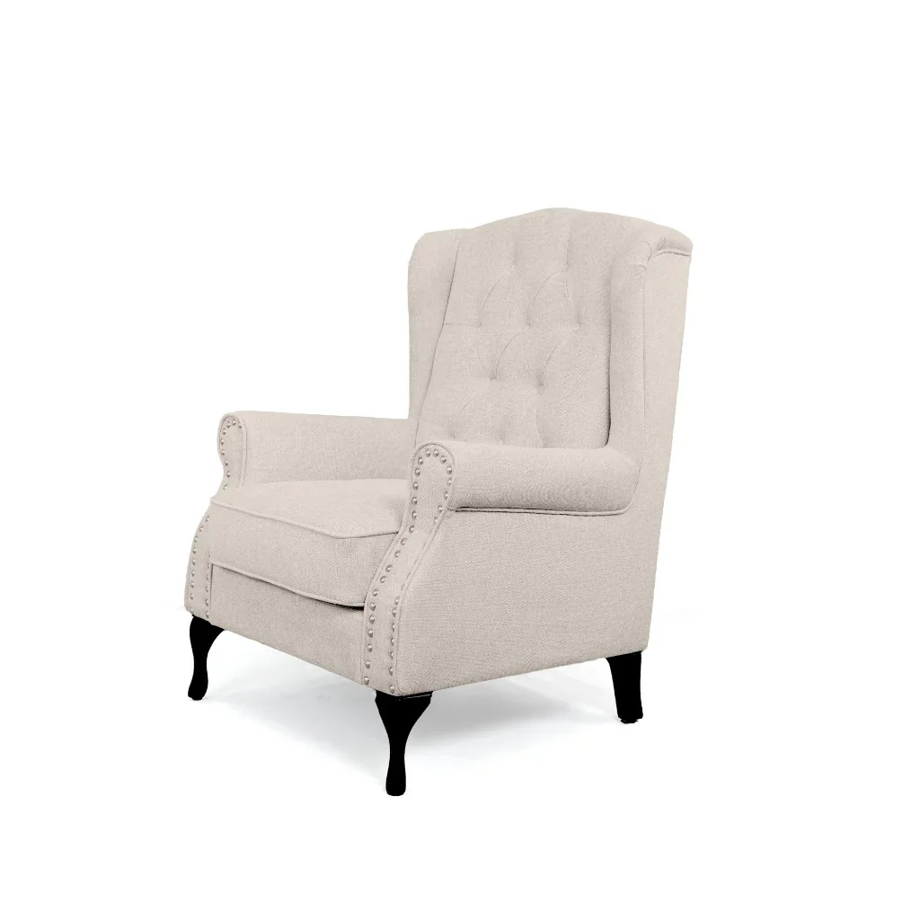 VI Taegon Wing 1 Seaters Lounge Sofa - Beige