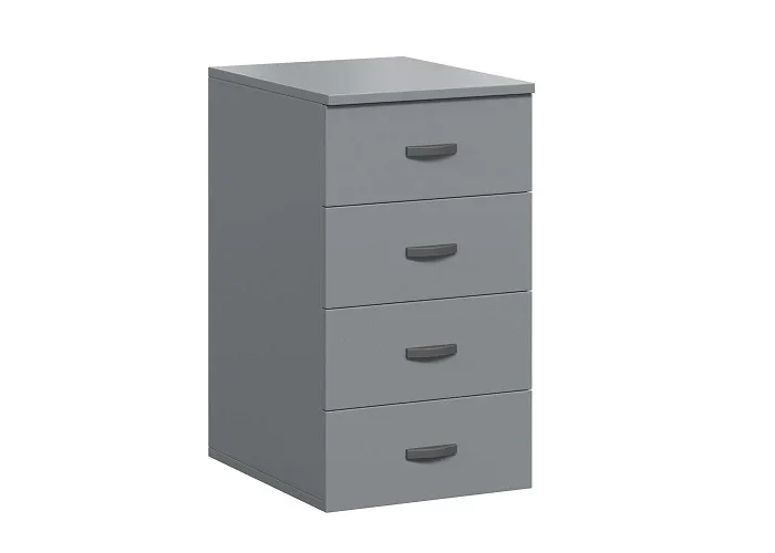 DD CC Plus 4 Drawer Under Desk Freestanding Pedestal