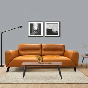 VI Sonoma 3 Seater Leather Lounge thumbnail 2