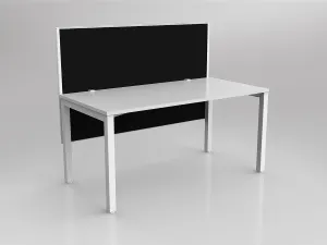 OL Axis 1 Person Workstation with Hung Screen - Splice Fabric thumbnail 4