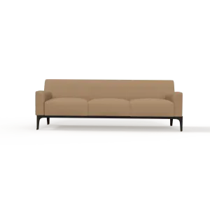 OL Cedar PU Leather Upholstered 3 Seater Breakout Lounge thumbnail 1