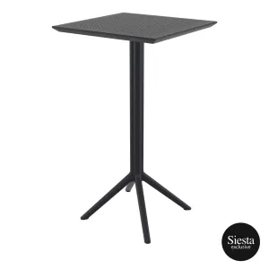FL Sky Hospitality Square Folding Bar Table & Cross Barstool Set thumbnail 15