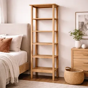MF Tiffany Solid Timber Skinny Bookcase thumbnail 2