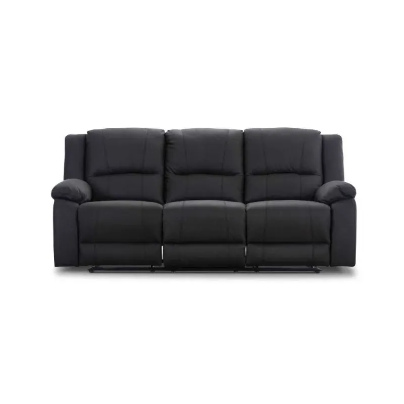 VI Captain 3 Seater Fabric Electric Recliner Lounge with Dropdown Table