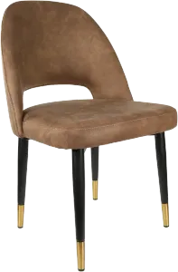 FL Semifreddo Premium Vinyl Upholstered Metal Legs Hospitality Chair thumbnail 1