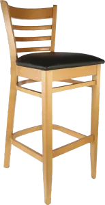 FL Florence Timber Frame Vinyl Seat Hospitality Bar Stool thumbnail 3