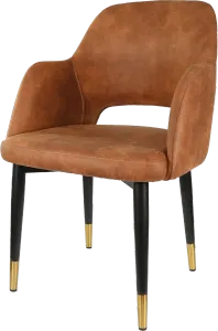 FL Sorbet Fabric Upholstered Metal Legs Hospitality Chair thumbnail 1