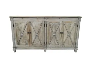 MF Provins Recycled Timber 4 Door Buffet thumbnail 1