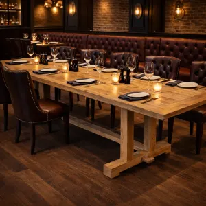 MF Hobart Recycled Timber Dining Table thumbnail 3