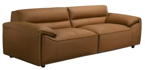 VI Zander Leather Upholstered 3 Seater Lounge thumbnail 5