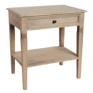 SH Madeline Solid Timber 1 Drawer Bedside Table thumbnail 1