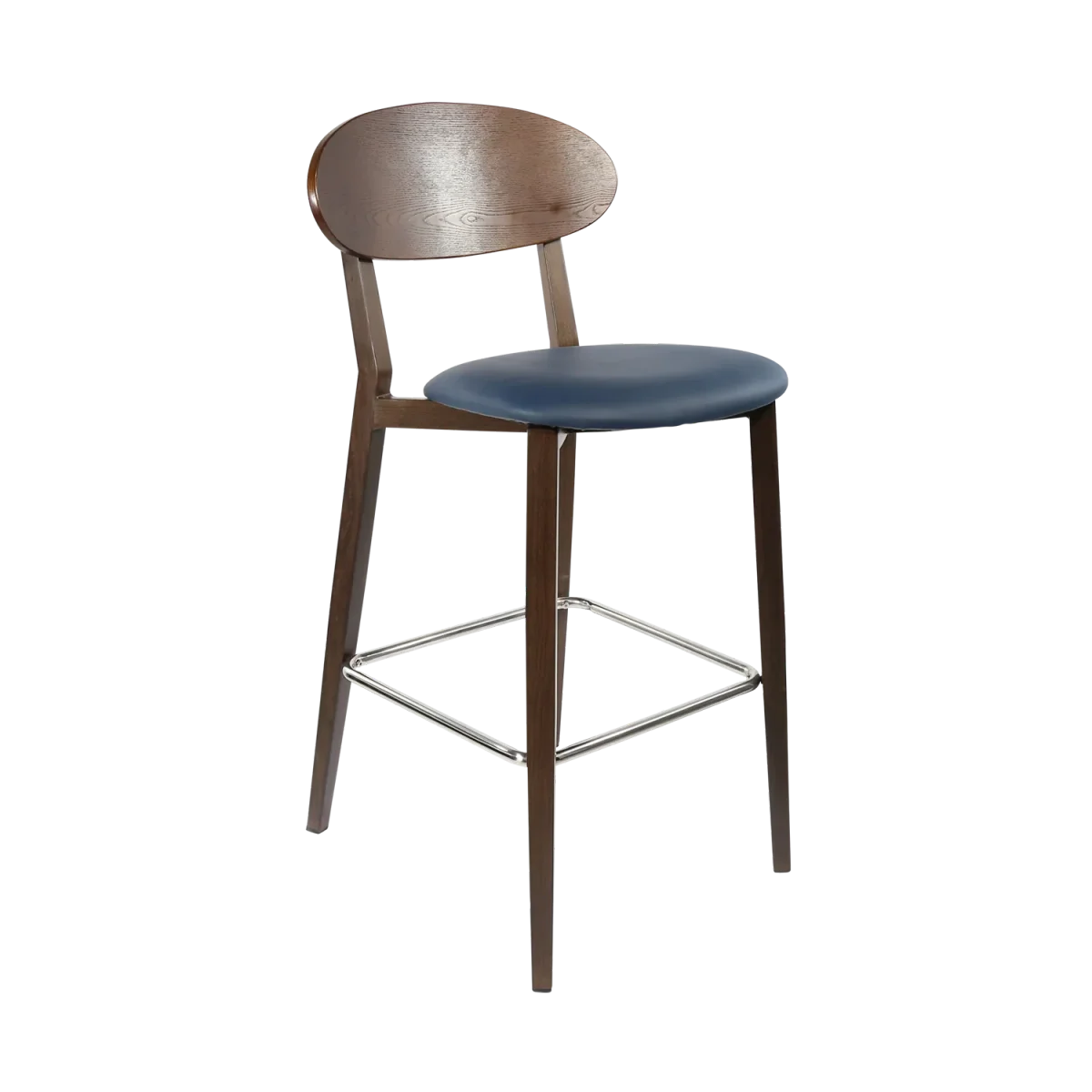 FL Atlanta Upholstered Seat Aluminium Frame Hospitality Barstool