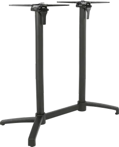 FL Seattle Twin Post Hospitality Metal Folding Bar Table Base thumbnail 2