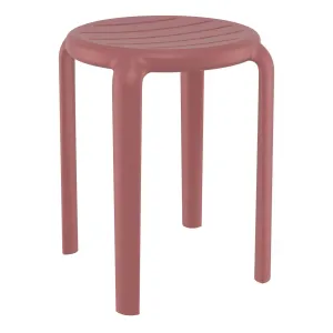 FL Tom Hospitality Outdoor Stackable Dining Stool thumbnail 2