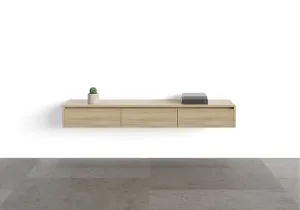 DD FL01 Floating Wall Credenza with Drawers thumbnail 2