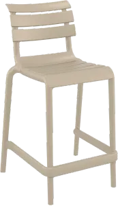 FL Helen Hospitality Stackable Outdoor Counter Stool thumbnail 8