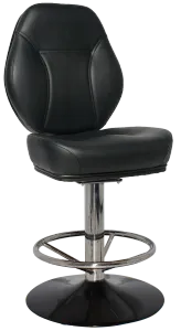 EZ GAMING STOOL CAIRO DISC BLACK thumbnail 2