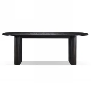BT Melba 9 Pce Dining Black with Zara Fabric Chairs Set thumbnail 4