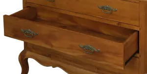 CT French Provincial Solid Timber 3 Drawer Dresser thumbnail 4