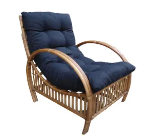 CR Hampton Rattan Armchair with Cushion thumbnail 2