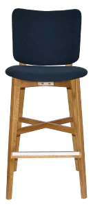EZ STOOL DAKOTA UPH 2 LIGHTOAK - GRAVITY NAVY thumbnail 2