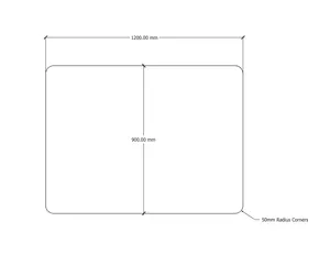 RL Acouline 900mm High Desk Screen for Boost and Halo Workstation thumbnail 5