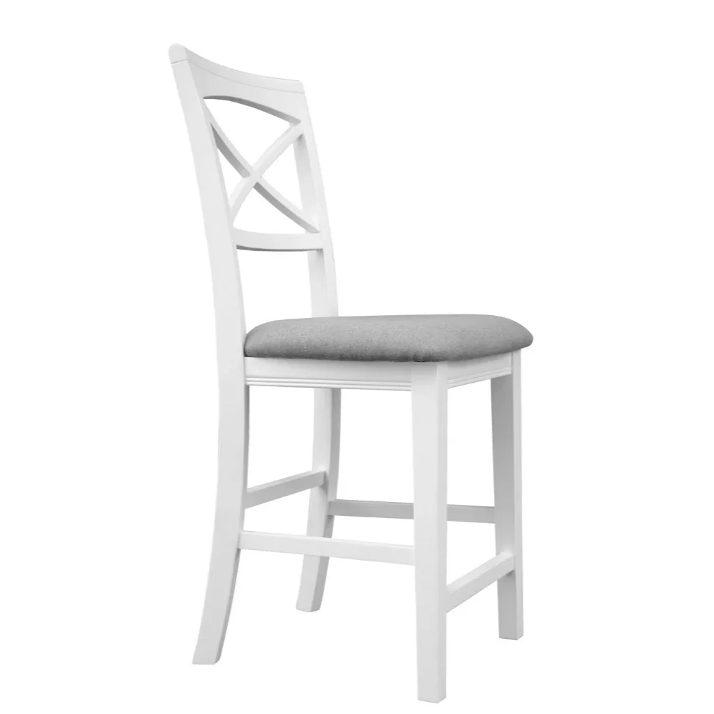 VI Hamilton Solid Timber Fabric Seat Bar Chair