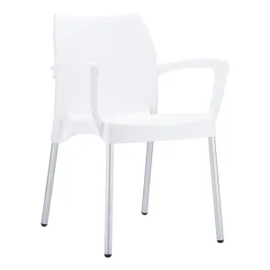 FL Dolce Hospitality Outdoor Stackable Armchair thumbnail 6