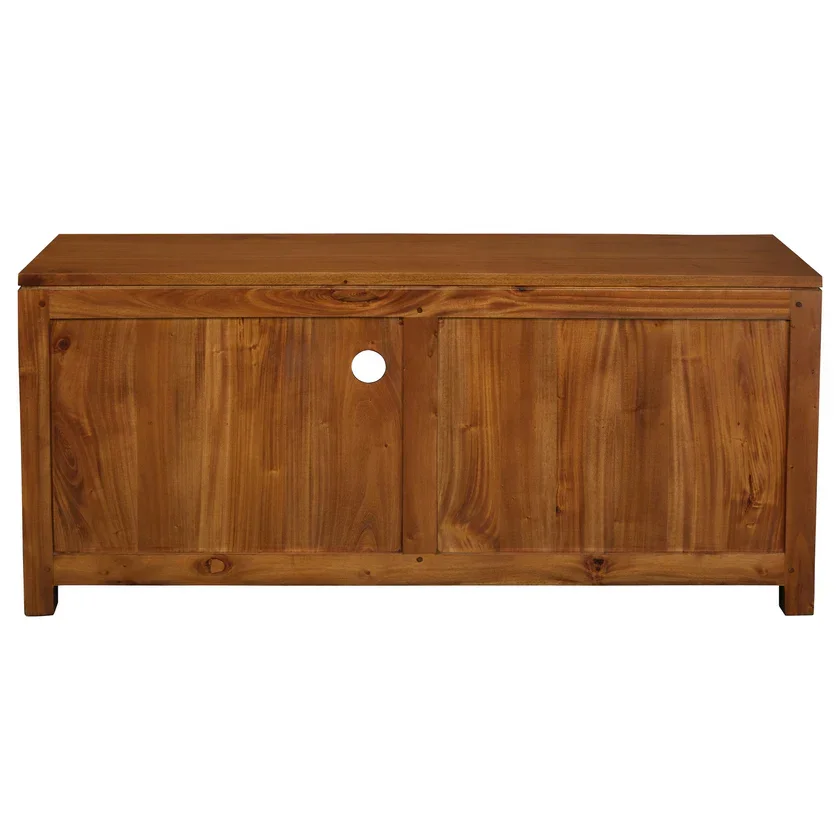 CT Paris Solid Timber 2 Drawer Low Entertainment Unit