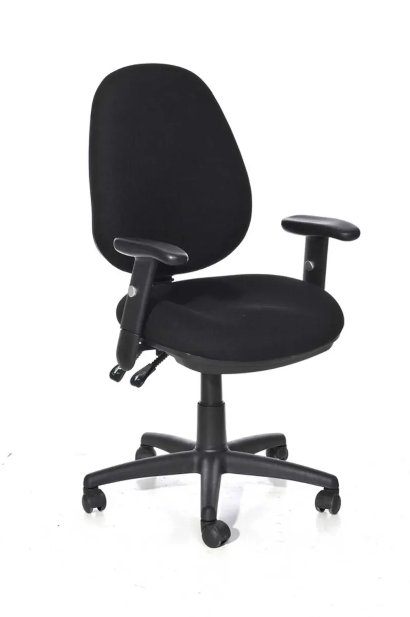 GP Classic Fabric Upholstered Highback Office Chair with Arms