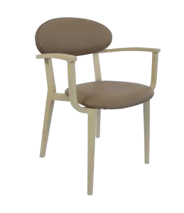 FL Atlanta Vinyl Upholstered Hospitality Stackable Dining Armchair thumbnail 2