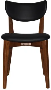 EZ Rialto Solid Timber Framed PU Upholstered Hospitality Dining Chair thumbnail 5