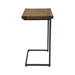CR Laptop Table with Timber Top & Metal Frame thumbnail 4