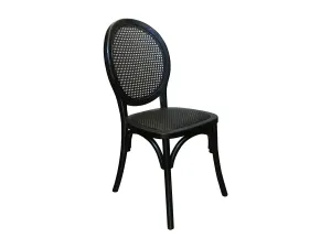 MF New Islander Timber Framed Natural Rattan Dining Chair thumbnail 6