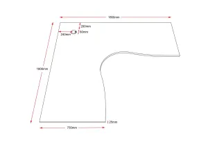 RL SHUSH30 Corner Workstations Top thumbnail 4