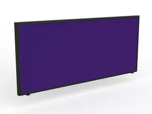 Ol Anvil Desk 2-User Double Sided Workspace with Breathe Screen & Black Frame Oak Top thumbnail 5