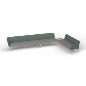 OL Willow Reception Area 8 Seater Sofa with Side Table thumbnail 7