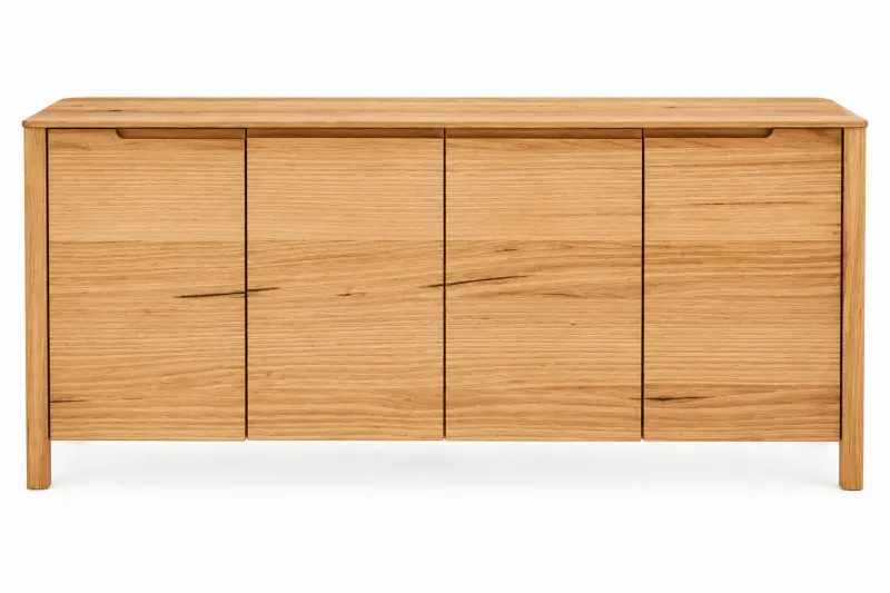 MD Laura Solid Timber 4 Door Buffet
