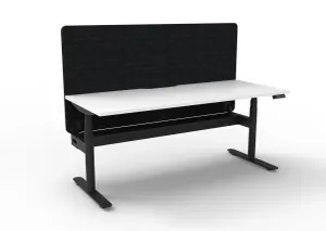 RL Halo Plus Motorized Height Adjustable Desk with Black Eco Panel Screen thumbnail 6