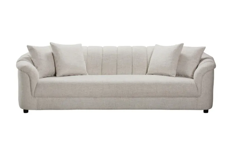 VI Eastwood Fabric Upholstered 4 Seater Sofa