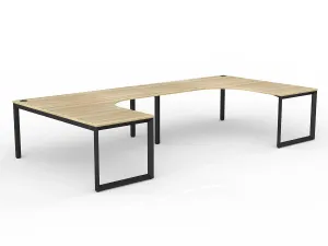 OL Anvil 2-User 90° Workspace – Oak thumbnail 1